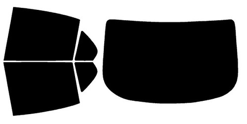 2004-2012 Saab 9-3 Rear Car Precut Window Tint Kit
