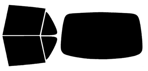 1999-2010 Saab 9-5 Rear Car Precut Window Tint Kit