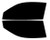1995-2005 Chevrolet Cavalier Front Windows Precut Window Tint Kit