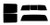 2019 Chevrolet Silverado Limited Crew Cab Rear Truck  Precut Window Tint Kit