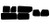 2015-2026 Ford Transit 150 Low Roof Passenger Van Split Side Doors Rear Car Precut Window Tint Kit