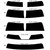 2019-2022 Toyota Avalon (Visor / Eye brow) Precut Tint Kit Automotive Window Film