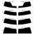 2019-2027 Toyota Corolla Hatchback (Visor / Eye brow) Precut Tint Kit Automotive Window Film