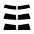 2020-2026 Toyota Corolla Sedan (Visor / Eye brow) Precut Tint Kit Automotive Window Film