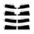 2004-2009 Mazda 3 Sedan (Visor / Eye brow) Precut Tint Kit Automotive Window Film