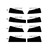 2022-2027 Toyota Tundra (Visor / Eye brow) Precut Tint Kit Automotive Window Film