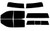 2019-2026 Chevrolet Silverado 1500 Crew Cab Full Truck with Visor / Brow Precut Window Tint Kit