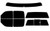 1999-2006 GMC Sierra 1500 Crew Cab Full Truck with Visor / Brow Precut Window Tint Kit