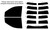 2020-2027 GMC Sierra 2500 and 3500 HD Crew Cab Front Windows with Visor / Brow Truck Precut Window Tint Kit