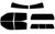 2022-2026 Toyota Tundra CrewMax Full Car with Visor / Brow Precut Window Tint Kit