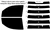 2016-2023 Toyota Tacoma Double Cab Front Windows with Visor / Brow Precut Window Tint Kit