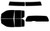 2005-2021 Nissan Frontier Crew Cab Full Truck with Visor / Brow Precut Window Tint Kit