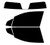 2024-2027 Chevrolet Blazer EV Front Windows with Visor / Brow Precut Window Tint Kit