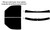 2003-2027 Chevrolet Express Cargo Van Front Windows with Visor / Brow Precut Window Tint Kit