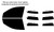 2023-2027 Honda Pilot Front Windows with Visor / Brow Precut Window Tint Kit