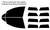 2019-2023 Hyundai Santa Fe Front Windows with Visor / Brow Precut Window Tint Kit
