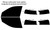 2021-2027 Jeep Grand Cherokee L Front Windows with Visor / Brow Precut Window Tint Kit