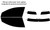 2011-2016 Kia Sportage Front Windows with Visor / Brow Precut Window Tint Kit
