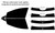2007-2012 Mazda CX-7 Front Windows with Visor / Brow Precut Window Tint Kit