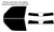 2024-2026 Toyota Land Cruiser Front Windows with Visor / Brow Precut Window Tint Kit