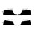 2026-2027 Nissan Leaf (Visor / Eye brow) Precut Tint Kit Automotive Window Film