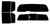 2009-2012 Suzuki Equator Rear Car Precut Window Tint Kit