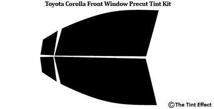 2020 Toyota Corolla Sedan Precut Front Windows Tint Kit