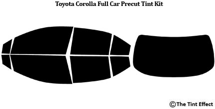 2020 Toyota Corolla Sedan Full Car Precut Window Tint Kit