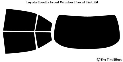 2020 Toyota Corolla Sedan Rear Car Precut Window Tint Kit