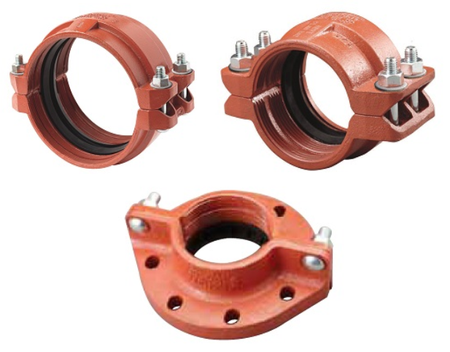Shurjoint H305, H307, H312, HDPE Mechanical Couplings, Transitions, and Flanges.