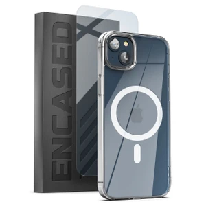 Encased Clear Back MagSafe Case with Screen Protector iPhone 14 - Clear