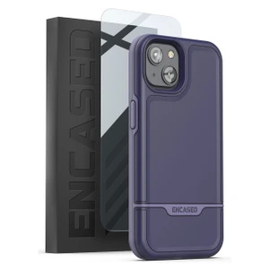 Encased Rebel Case with Screen Protector iPhone 14 - Purple
