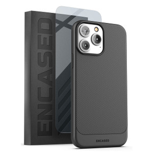 Encased Thin Armor Case with Screen Protector iPhone 14 Pro - Black