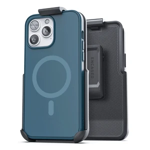 Encased Slimshield Magsafe with Belt Clip Holster Case iPhone 14 Pro - Blue