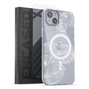 Encased Lexion MagSafe Case with Screen Protector iPhone 14/13 - Lace Leaf