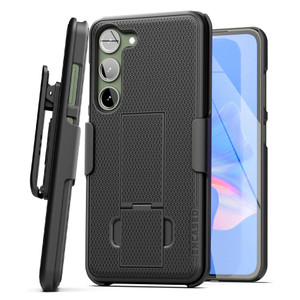 Encased Duraclip Case Samsung Galaxy S23 with Belt Clip Holster - Black