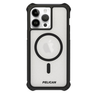 Pelican Guardian Rogue Case iPhone 15 Pro - Frosted Clear Black
