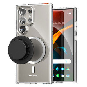 Encased Clear MagSafe Case Samsung Galaxy S24 Ultra with MagSafe Grip - Clear