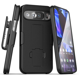 Encased Duraclip Case Google Pixel 9 Pro XL with Belt Clip Holster - Black Encased Duraclip Case Google Pixel 9 Pro XL with Belt Clip Holster - Black