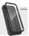 Encased Falcon Case and Tempered Glass Screen Guard iPhone 12/12 Pro - Black