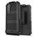 Encased Falcon Case Samsung Galaxy S22 with Belt Clip Holster - Black