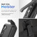 Encased Rebel Case Samsung Galaxy S23+ Plus with Belt Clip Holster - Black