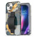 Encased Hand Loop Case iPhone 15 - Blue/Gold Leaf
