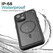 Encased Waterproof Case iPhone 15 Plus with Belt Clip Holster - Clear