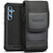 Encased Falcon Case Samsung Galaxy S25+ Plus with Belt Clip Pouch - Black