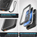 Encased Waterproof with Magnetic Kickstand Case iPhone 18 Pro Max - Black