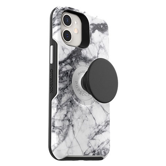 OtterBox Otter+Pop Symmetry Case iPhone 12 Mini - White Marble