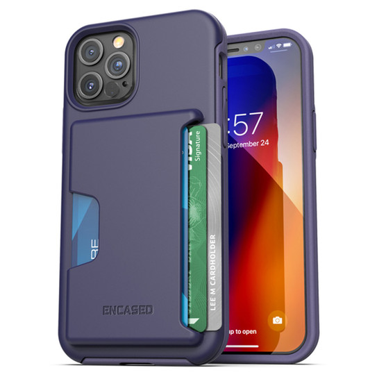 Encased Phantom Wallet Case iPhone 12 Pro Max - Purple Encased Phantom Wallet Case iPhone 12 Pro Max - Purple