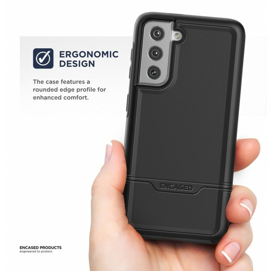 Encased Rebel Case Samsung Galaxy S21 5G - Black
