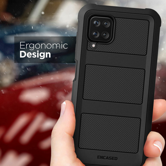 Encased Falcon Case Samsung Galaxy A12 5G - Black